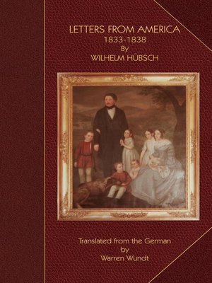 cover image of Letters from America 1833-1838
